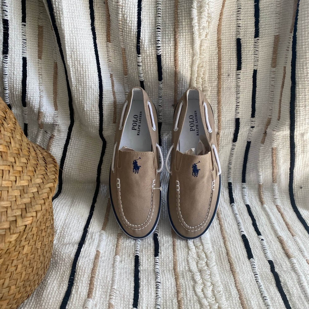 KIDS POLO 🐴 sperry canvas slip on